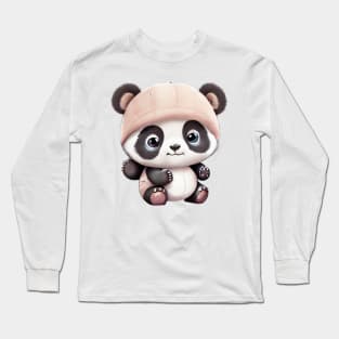 Cute Cartoon Kawaii Panda Long Sleeve T-Shirt